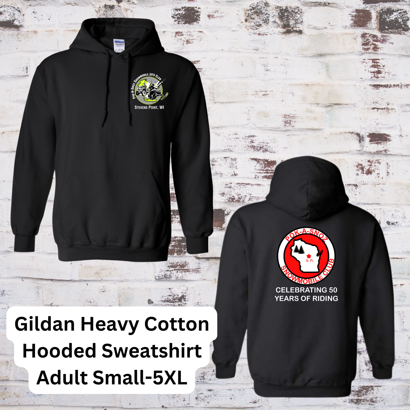 Pok-A-Snoz Gildan Heavy Cotton Hooded Sweatshirt