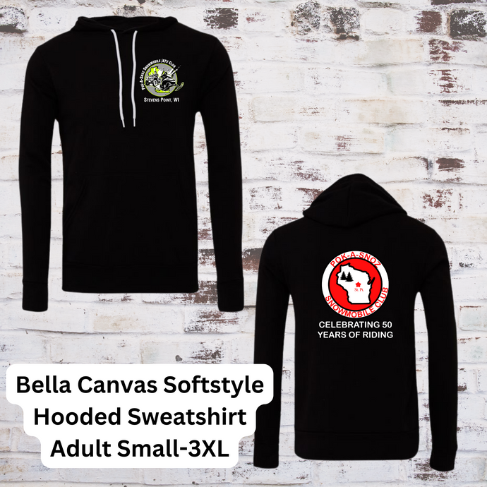 Pok-A-Snoz Bella Canvas Softstyle Hooded Sweatshirt