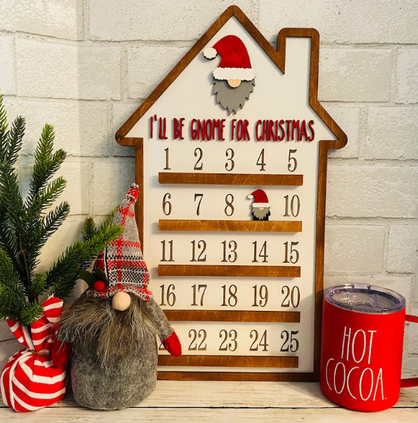 I'll Be Gnome For Christmas Countdown