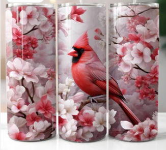 Cardinal Cherry Blossom 20oz Tumbler