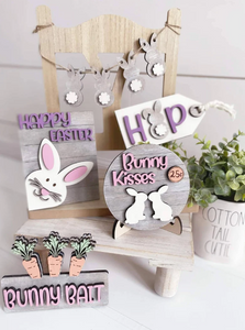 Easter Tiered Tray Bunny Kisses