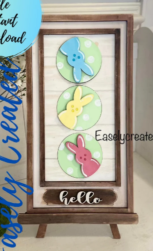 Interchangeable Easel Easter Peeps