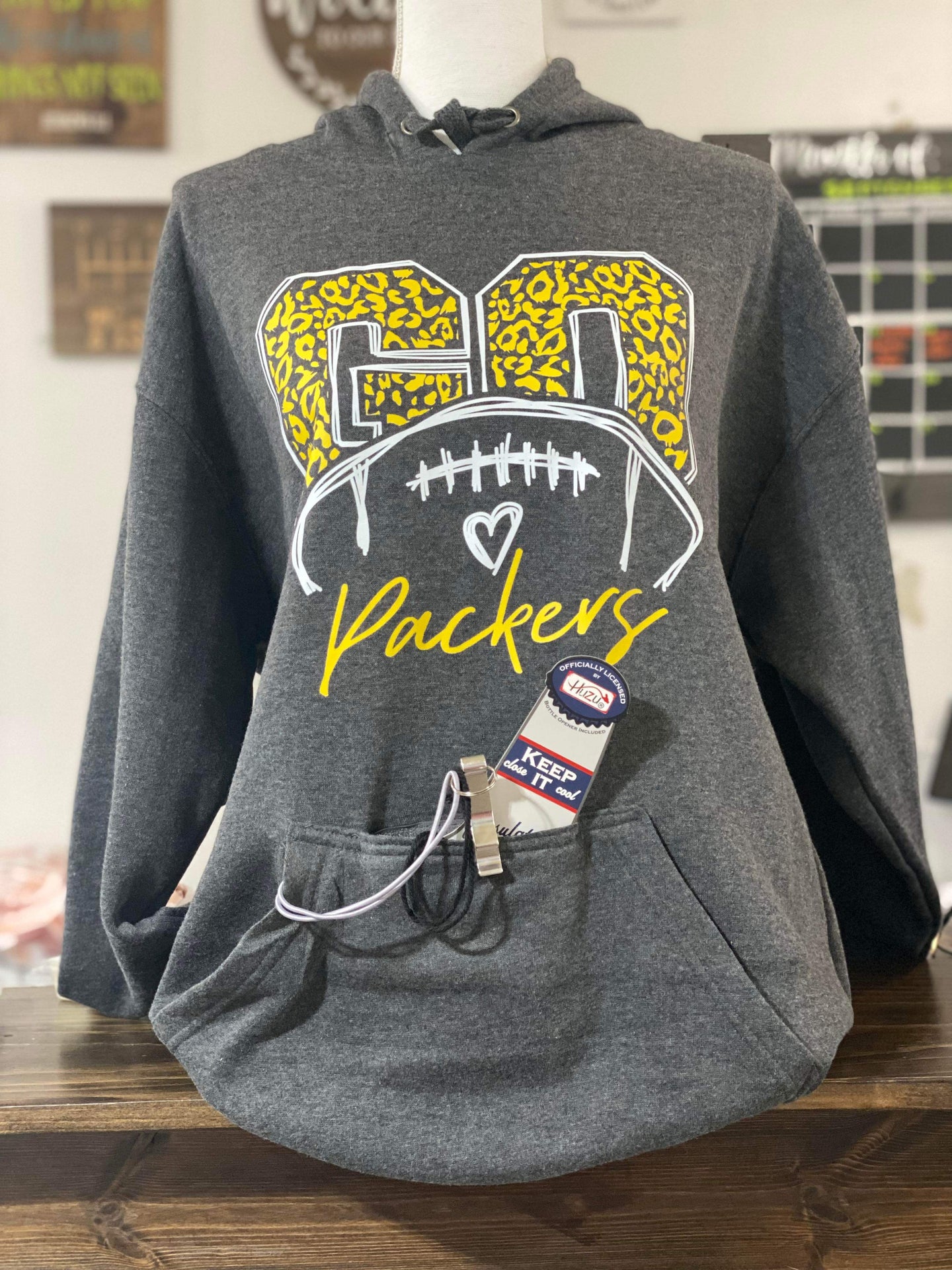 Green & Gold Tailgate Hoodie