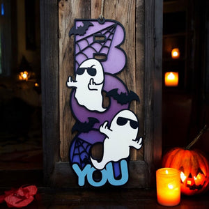 Boo You 18” 3D Door Sign