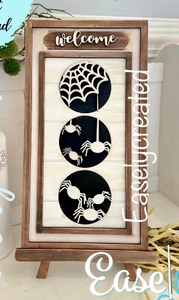 Interchangeable Easel Spider Halloween