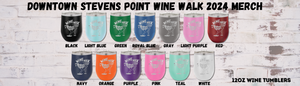 Wine Walk 2024 12oz Wine Tumblers