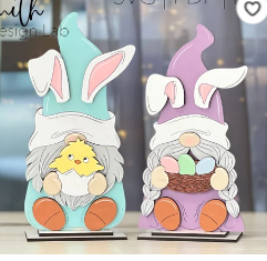 Gnomes Shelf Sitter Set of 2 Bunnies