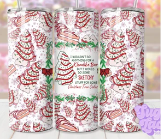 Christmas Snack Cake 20oz Tumbler