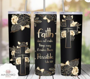 Faith Cross 20oz Tumbler