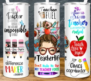 Teacher Life 20oz Tumbler