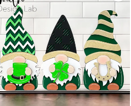 Gnomes Shelf Sitter Set of 3 St. Patricks Day