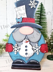 Gnome Winter Snowman