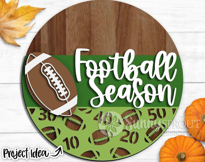 Football Season Door Sign