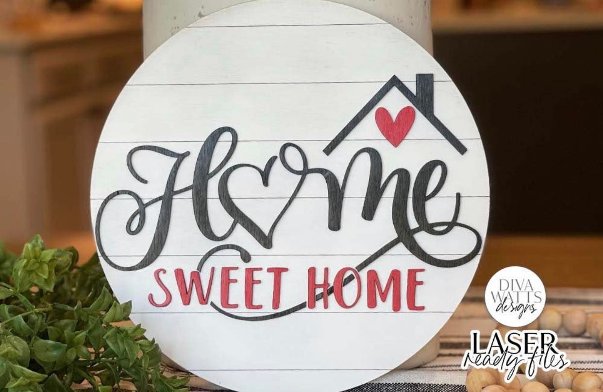 Home Sweet Home Door Sign