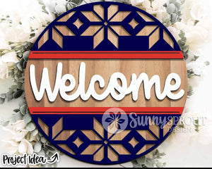 Welcome  Door Sign