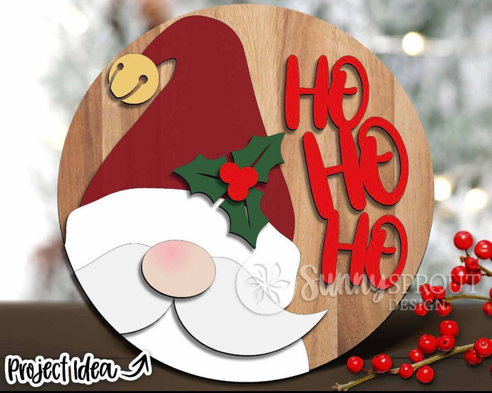 Ho Ho Ho Santa Door Sign