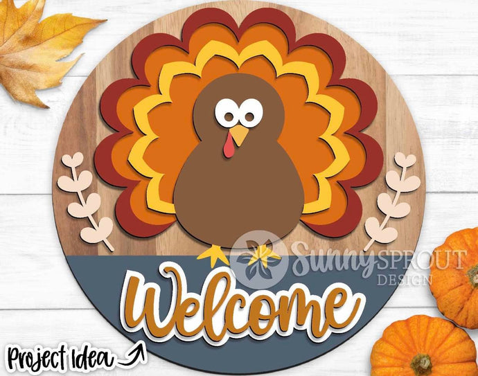 Welcome Turkey Door Sign