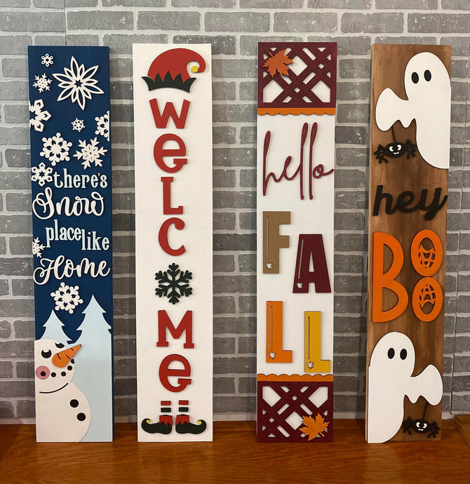 Welcome Elf Porch Sign