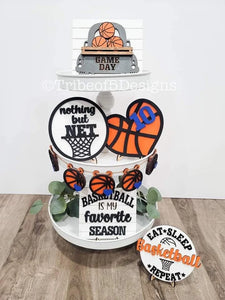 Basketball Tiered Tray 3D Set