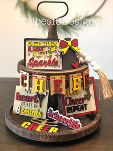 Cheer Tiered Tray 3D Set