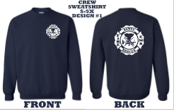 Dewey FD Crewneck Navy Sweatshirt