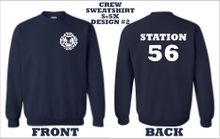 Load image into Gallery viewer, Dewey FD Crewneck Navy Sweatshirt