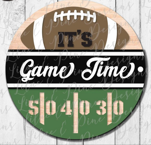 Game Time Door Sign