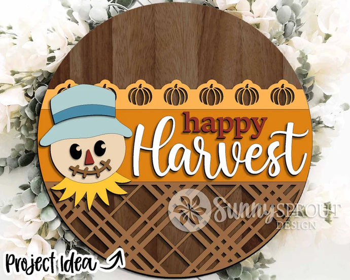 Happy Harvest Door Sign