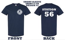 Load image into Gallery viewer, Dewey FD Short Sleeve Navy Shirt