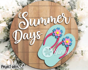 Summer Days Door Sign