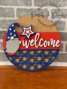 Welcome Gnome Door Sign