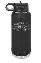 Load image into Gallery viewer, 32oz Insulated Water Bottle with Slider Lid