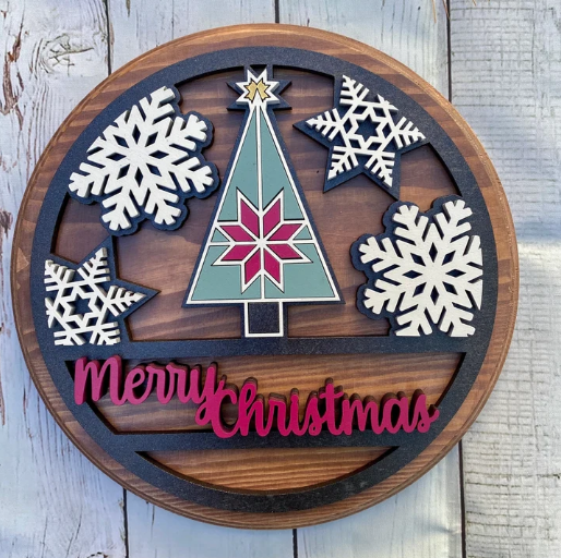 Merry Christmas Door Sign